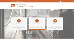 Desktop Screenshot of caseywhitelaw.com